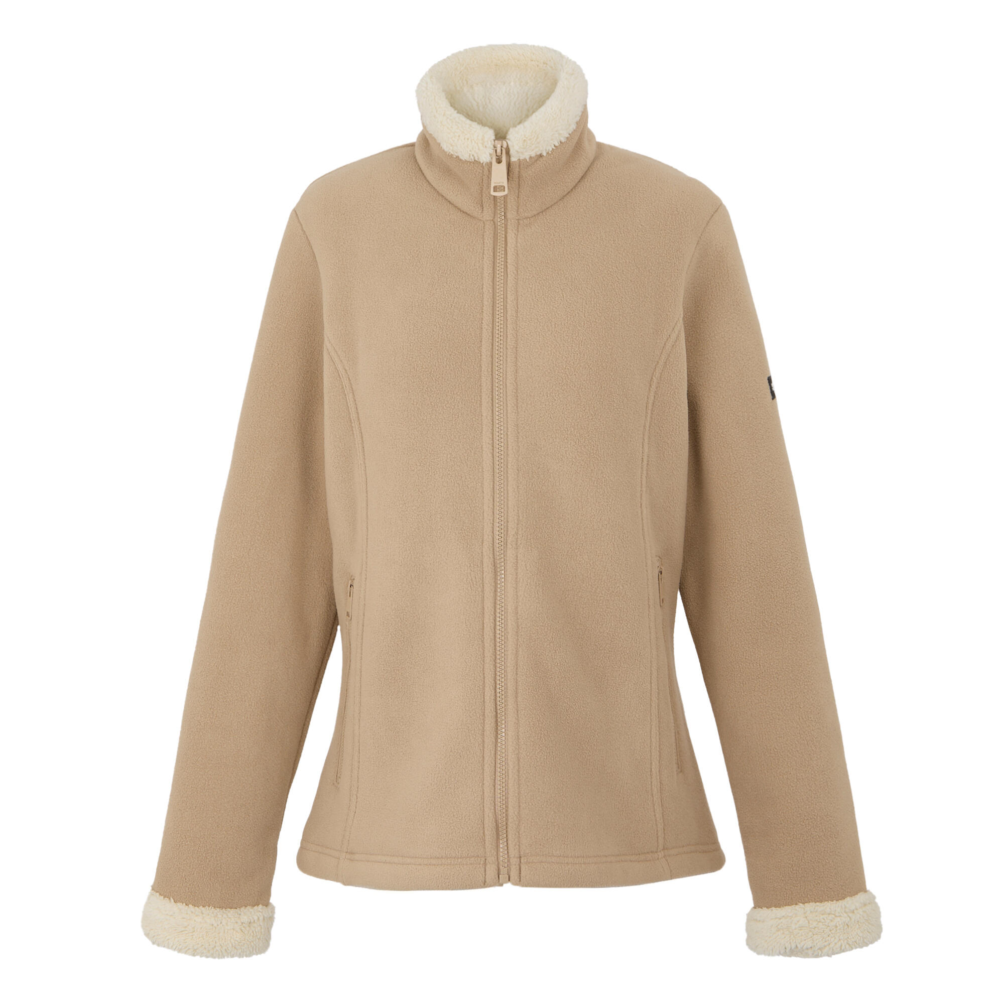 REGATTA Womens/Ladies Brandall Heavyweight Fleece Jacket (Warm Taupe/Light Vanilla)