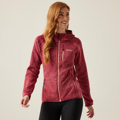 De newhill wandelfleece met capuchon voor dames
