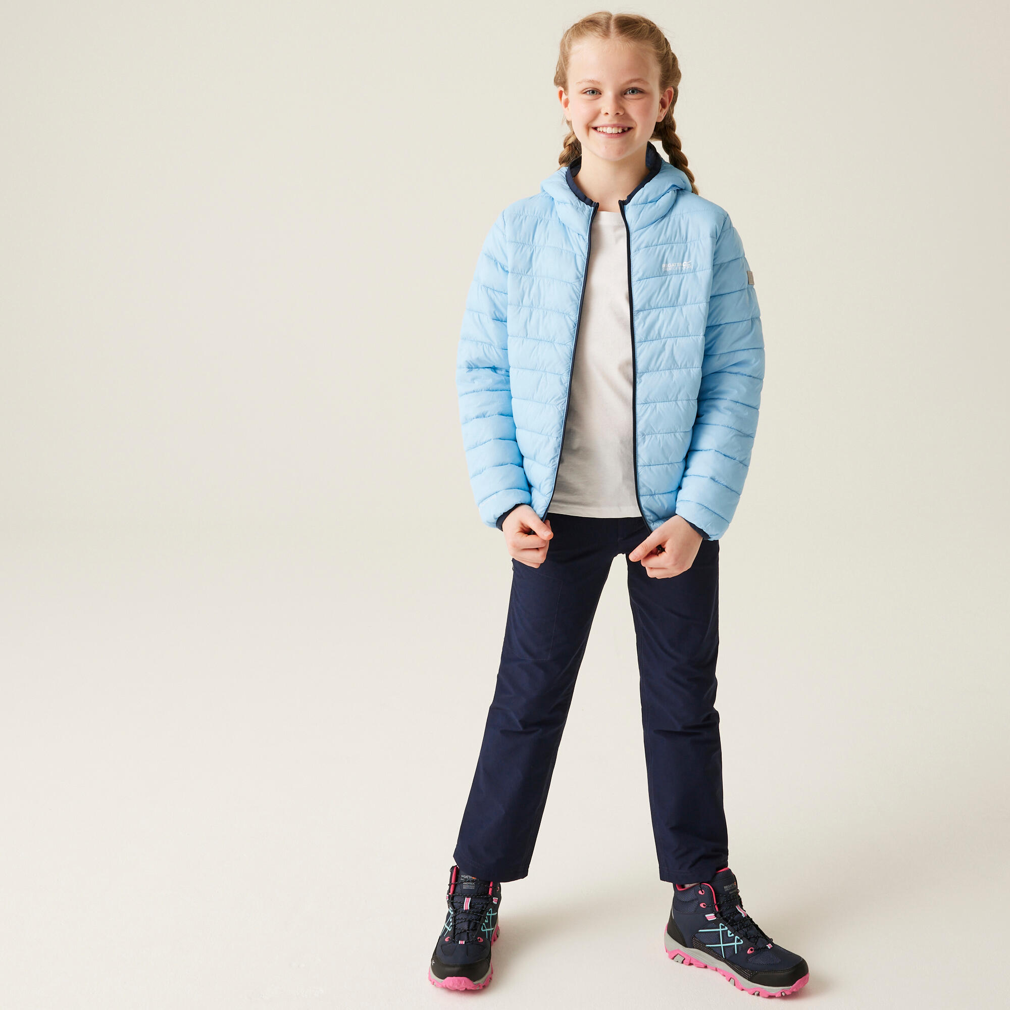 Gevulde Jas Wandelen Kinderen Waterafstotend 3/5