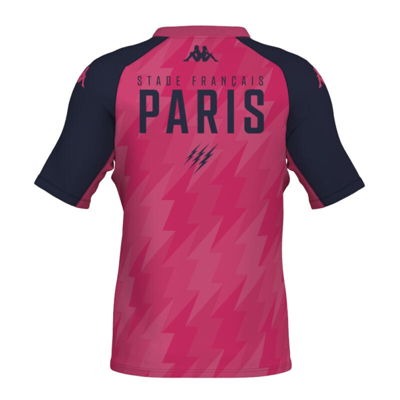 Camiseta De Entrenamiento Rosa Stade Français París Para Adultos