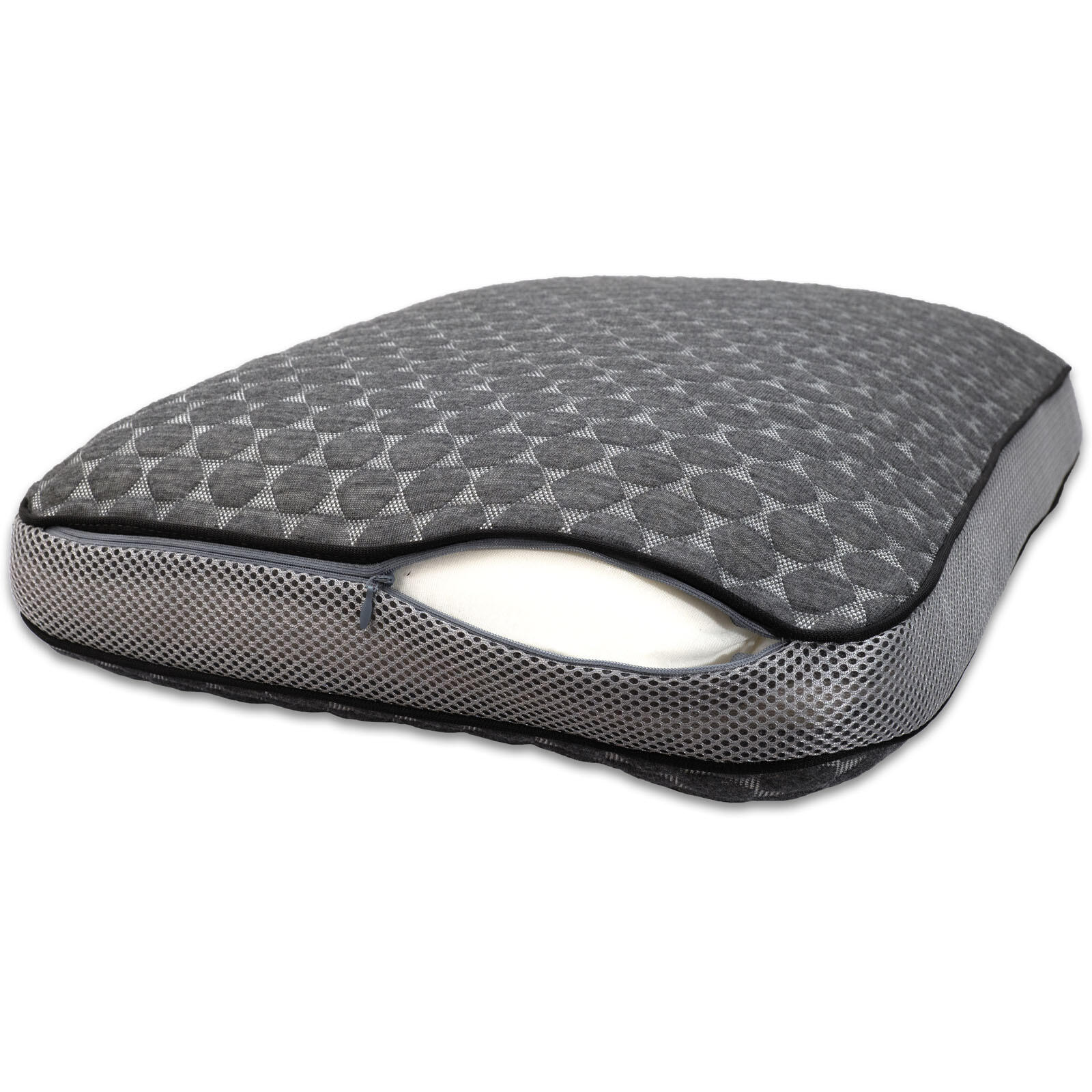 Kopfkissen Brive XL Reise Nacken Kissen Memory Schaum Bambus 60x40 2/5