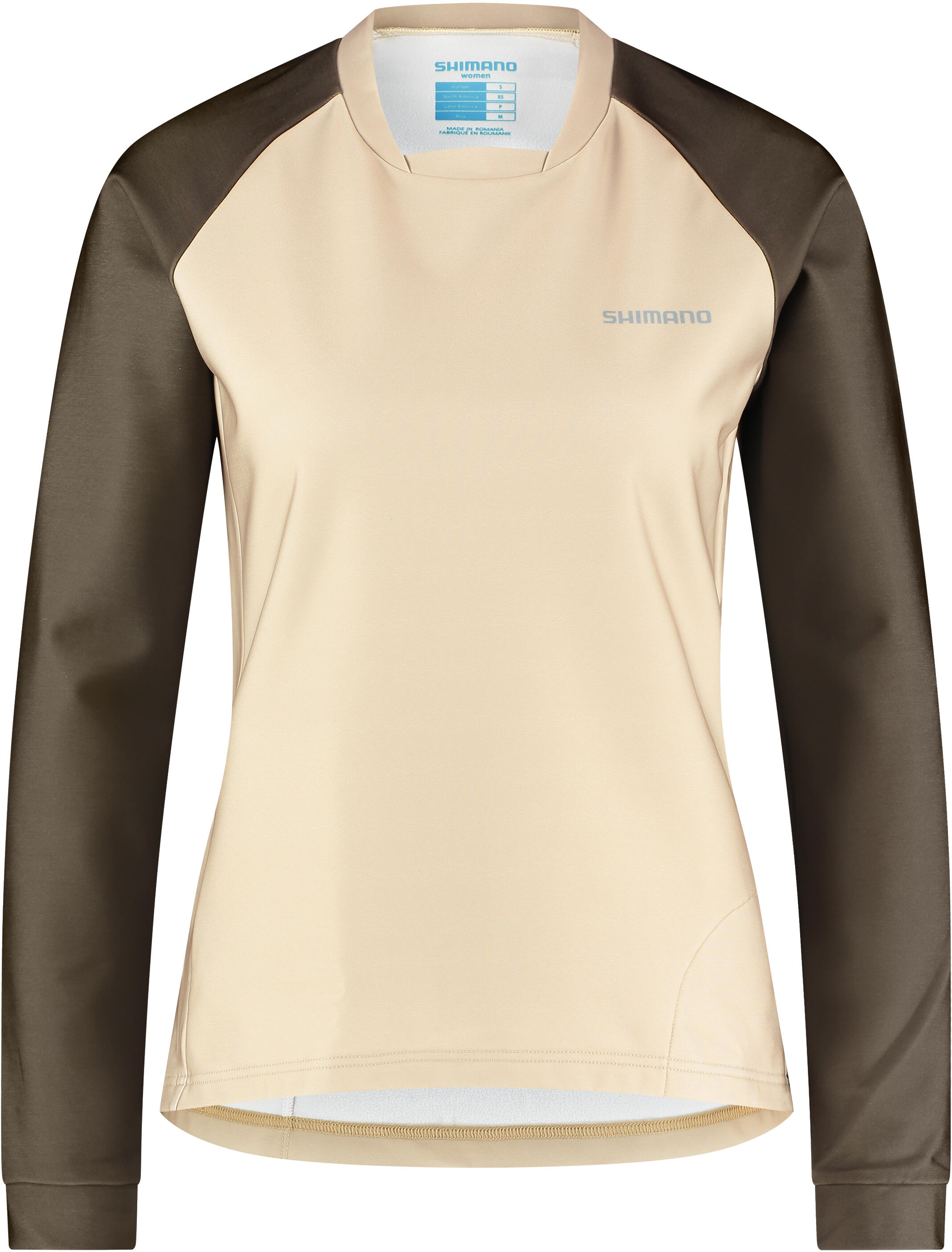 SHIMANO SHIMANO SAIKO Lange Mouwen Warme Vrouw, Feather Beige