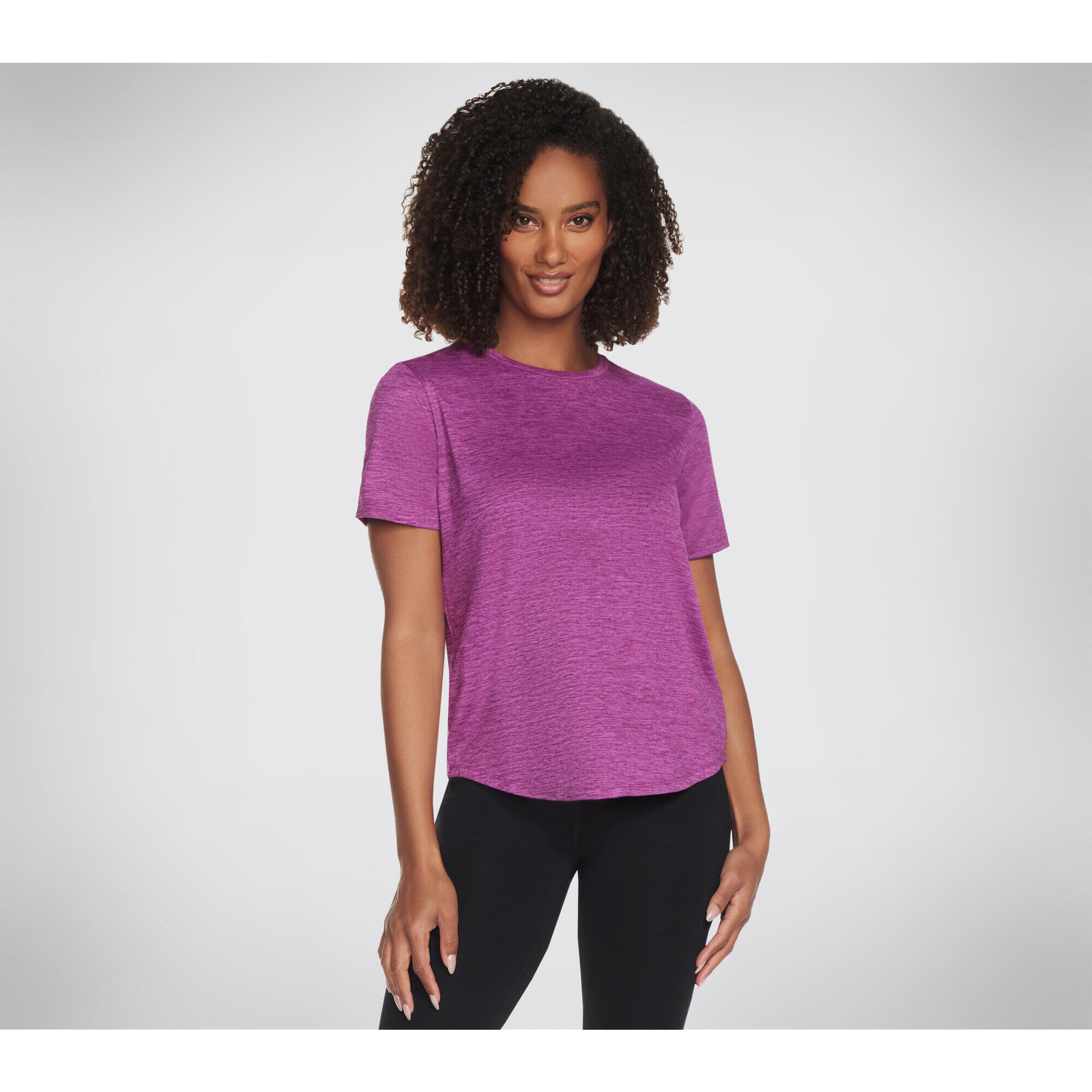 Skechers - T-shirt/débardeur Godri Swift Pour Femme Violet / Rose Trémière - T-shirt Manches Courtes - Rose|violet - Decathlon