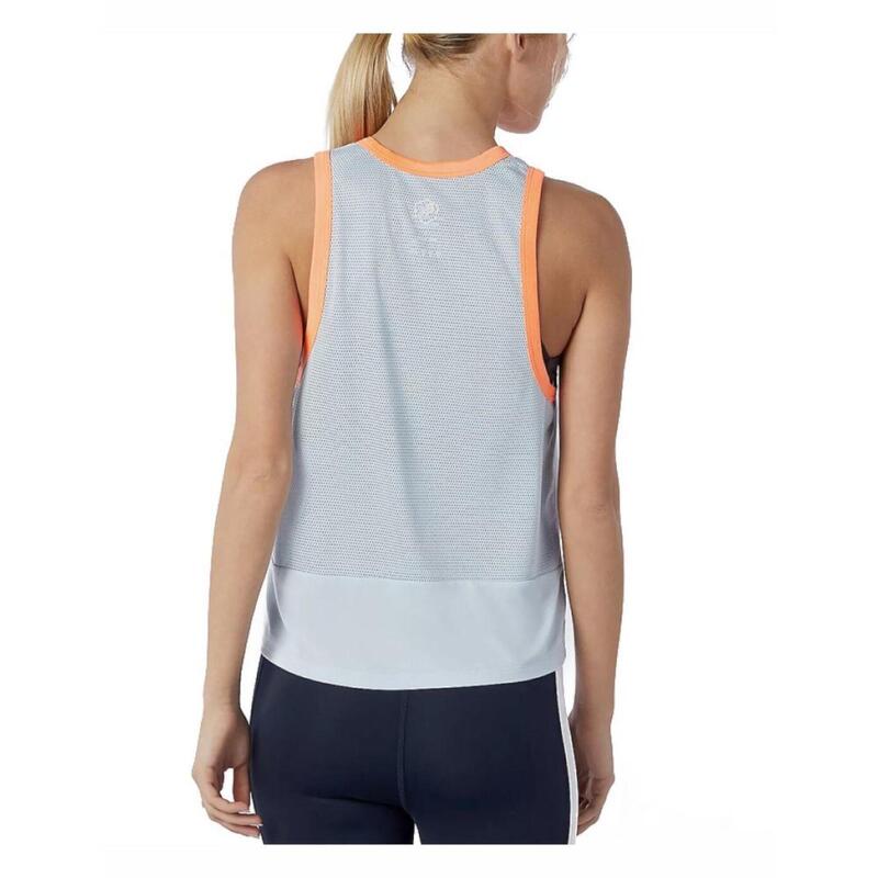 Camiseta sin mangas para Mujer New balance  printed fast flight Gris