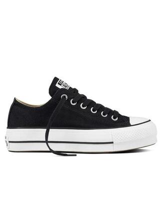 Zapatillas deportivas Mujer Converse lona negro