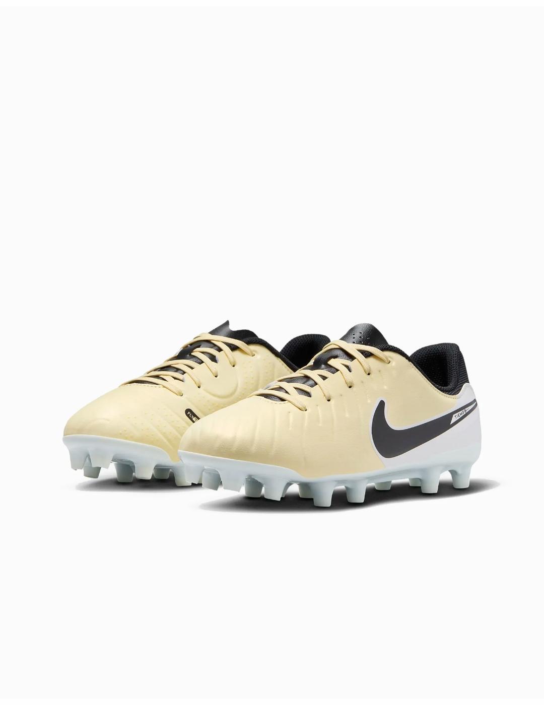 Picos y tacos para Niño Nike Legend 10 acd Beige 3/7