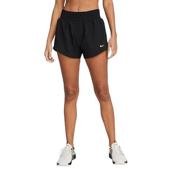 Shorts da donna Nike One neri.