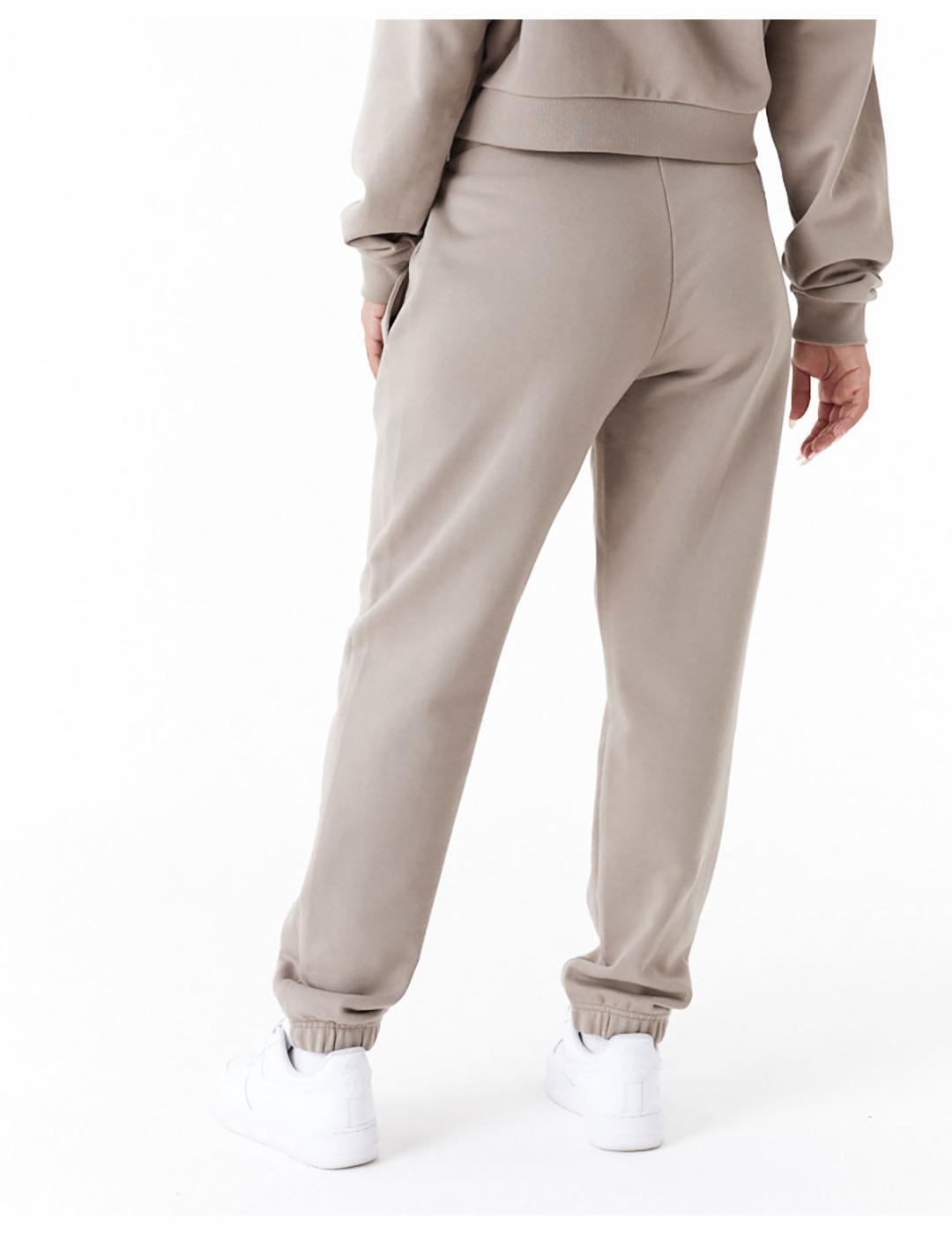 Pantalones para Mujer New era Topo Beige 2/7