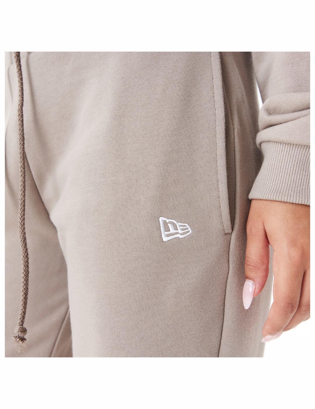 Pantalones para Mujer New era Topo Beige 3/7