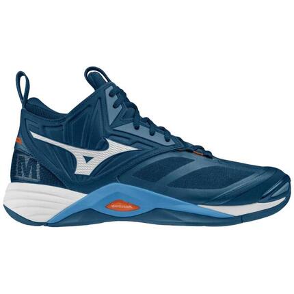 Chaussures de volley-ball Femmes Mizuno Wave Momentum Montantes Bleu Marine
