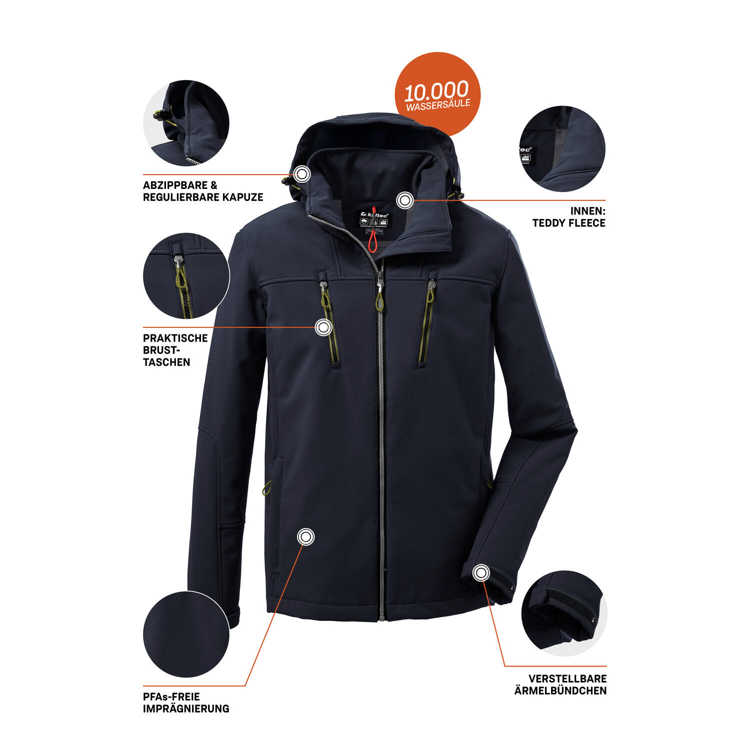 Herren Softshelljacke KOW 163 6/7