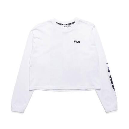 Sweatshirt universeel voor vrouwen Fila Wmn Calandra Cropped LS Shirt