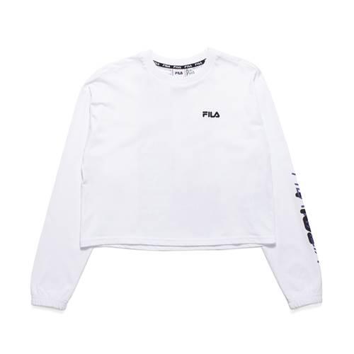 Sweatshirt universeel voor vrouwen Fila Wmn Calandra Cropped LS Shirt