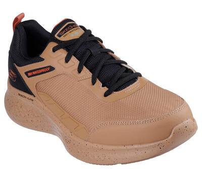 Heren sneakers skech-lite pro ankkor zwart / donkergrijs / geel