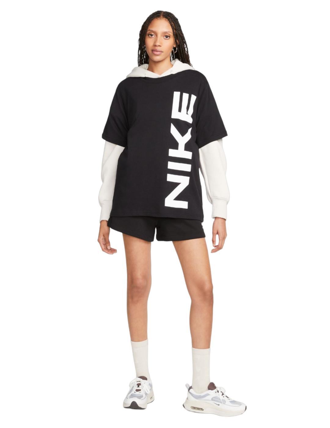 Camiseta de manga corta para Mujer Nike moda Nsw air Negro 3/3