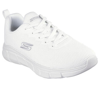 Sneakers skechers bobs b flex - chill, wit, mannen