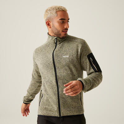 Fleece heren hiking hoge kraag newhill