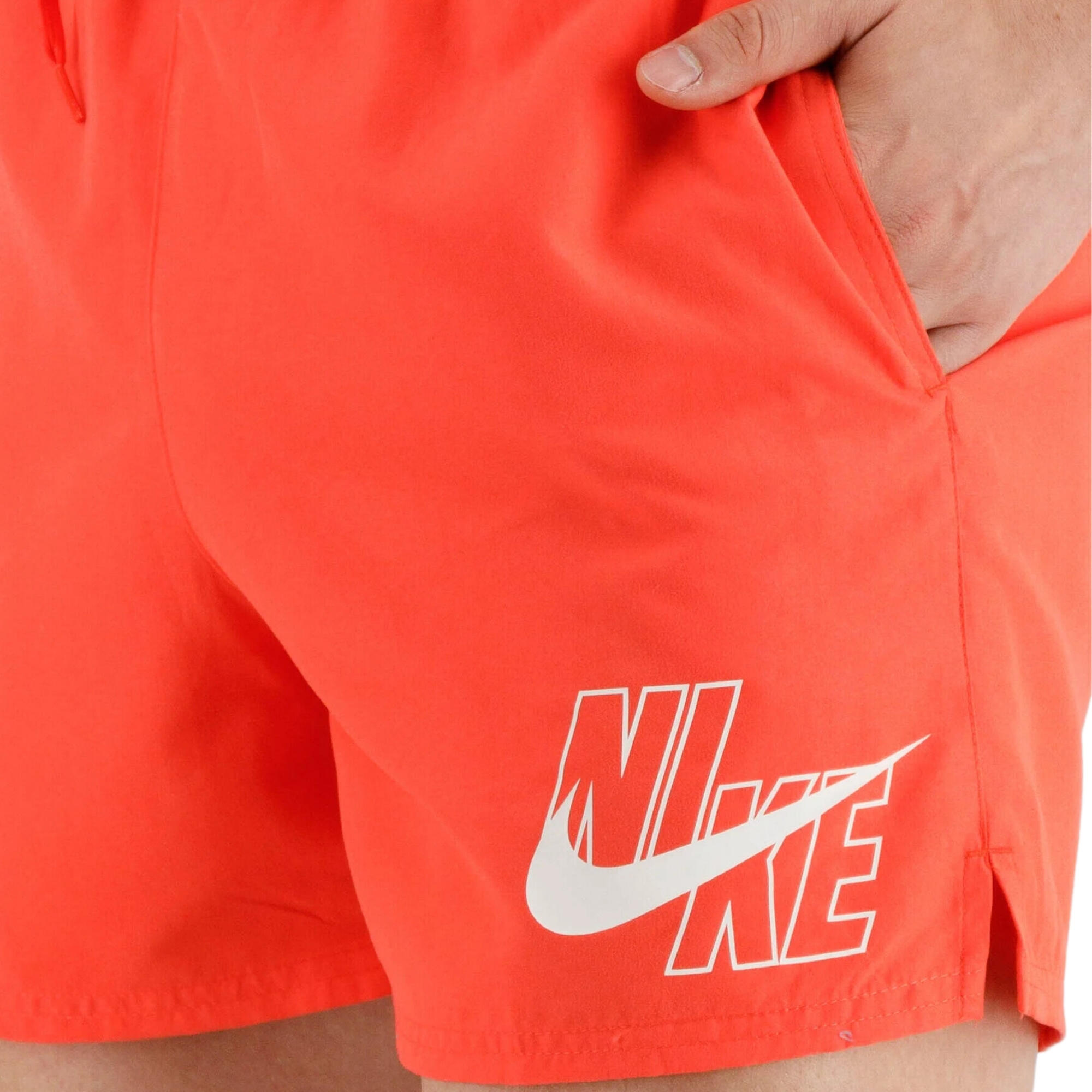 Calções de banho masculinos Nike Logo Solid 5" Volley 3/4