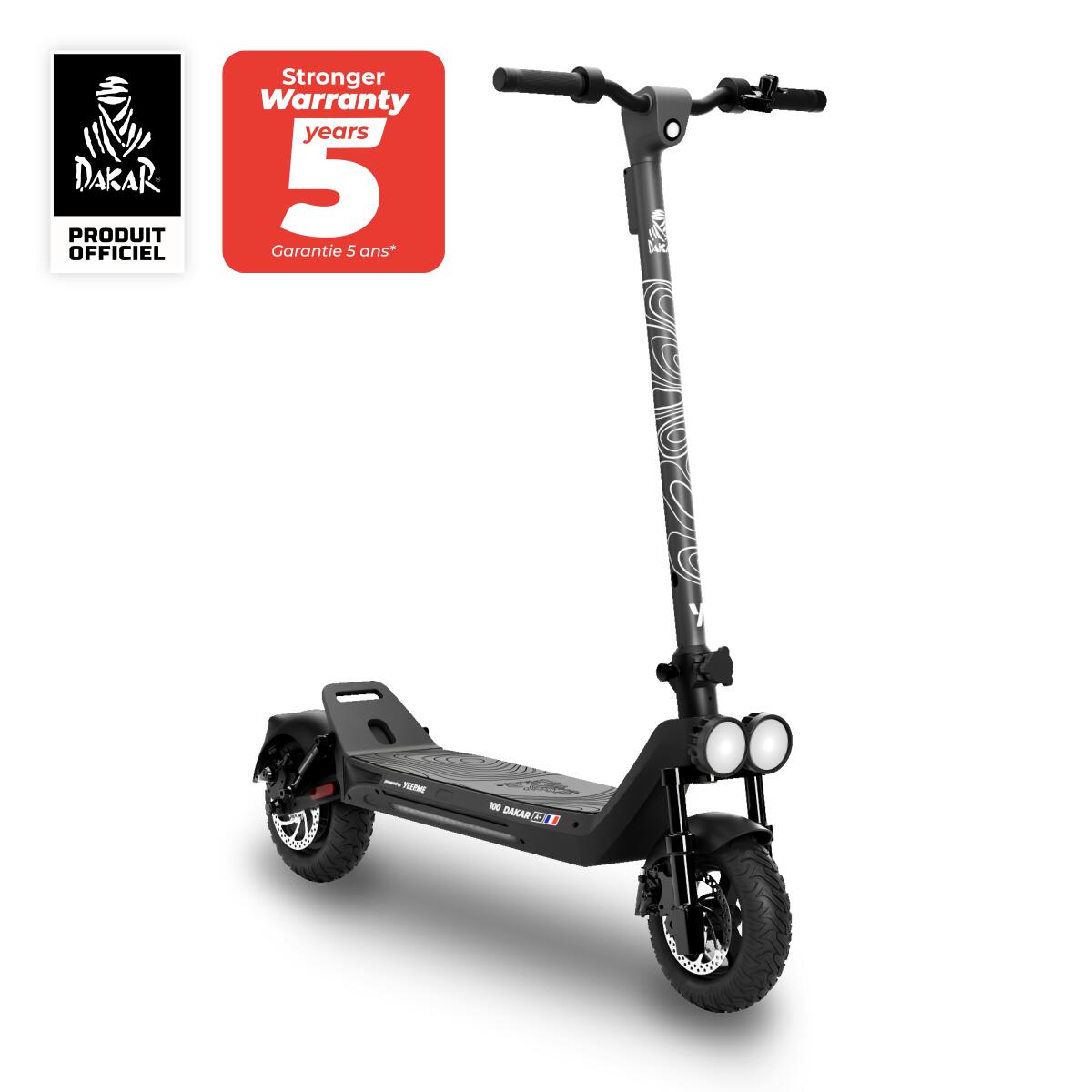 Yeep.me - Trottinette Électrique Yeep.me Dakar 100 Suv 10'' 750w 40km Appli Garantie 5 Ans - Trottinette Électrique - Noir - Taille Unique - Decathlon