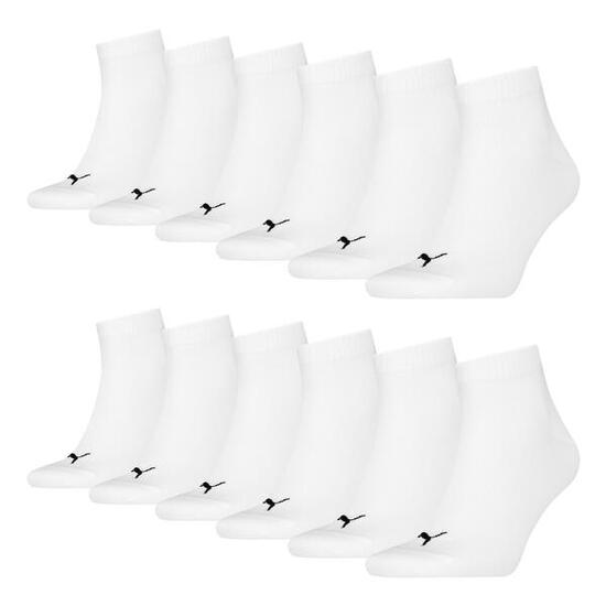 Quarter Socken 6 Paar weich komfortabel Herren Damen Unisex - Soft Cotton