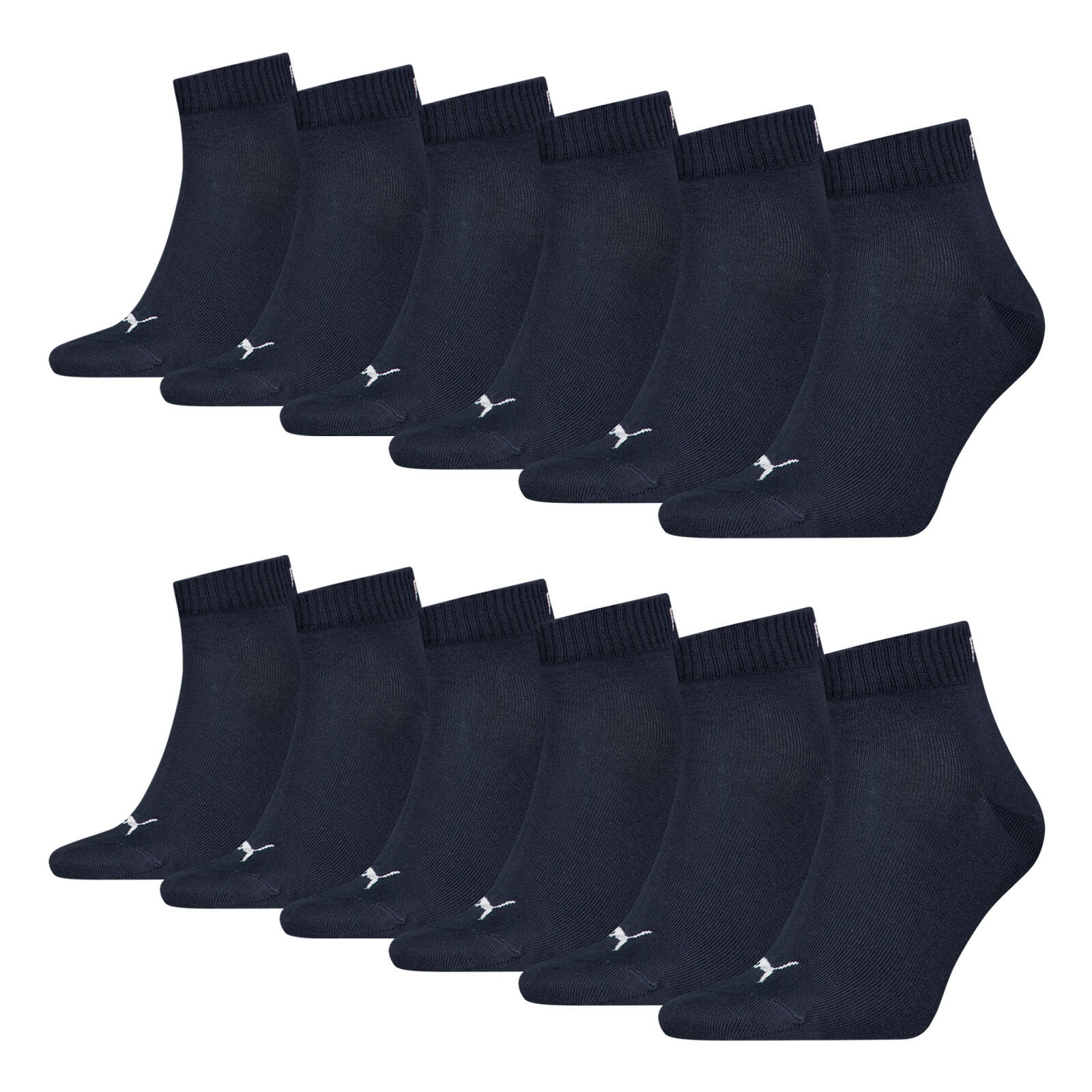 Quarter Socken Paar weich komfortabel Herren Damen Unisex Soft Cotton