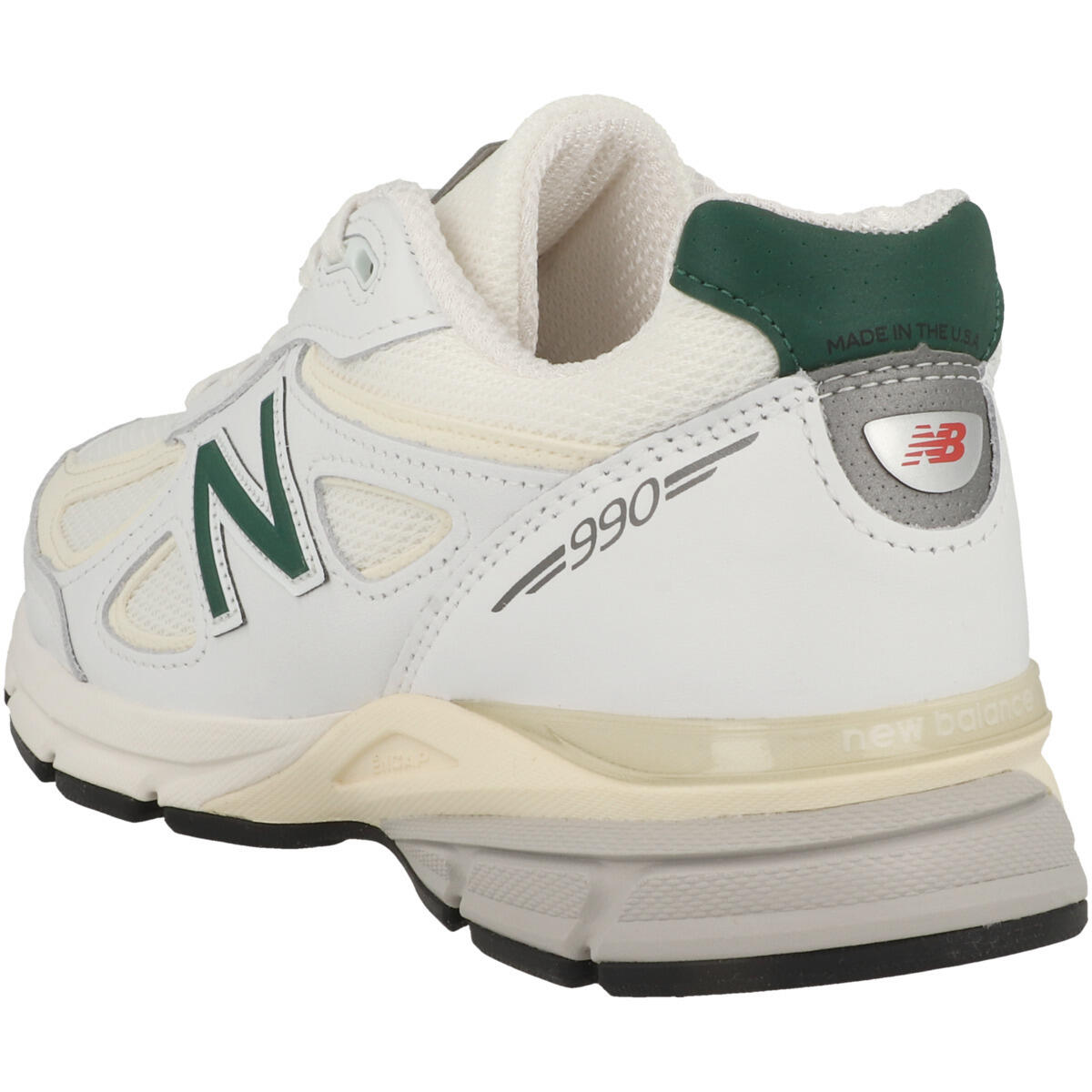 New Balance 990v4 MiUSA White Green 6/6