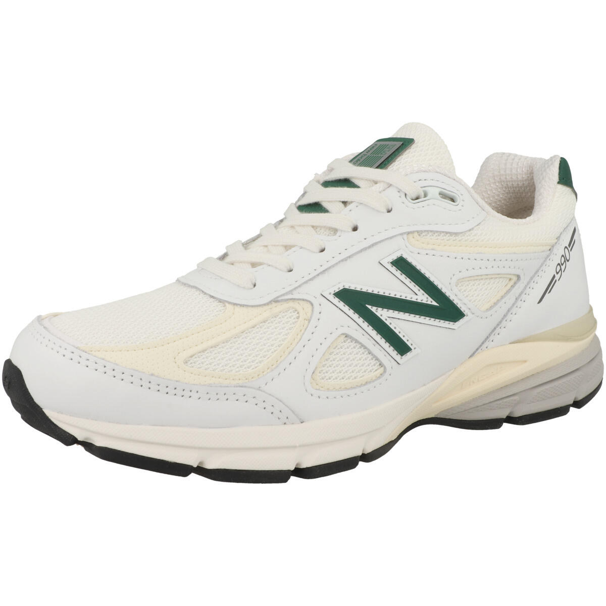 New Balance 990v4 MiUSA White Green 4/6