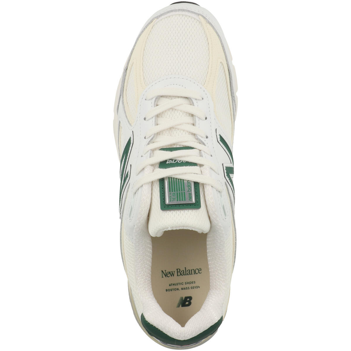 New Balance 990v4 MiUSA White Green 2/6