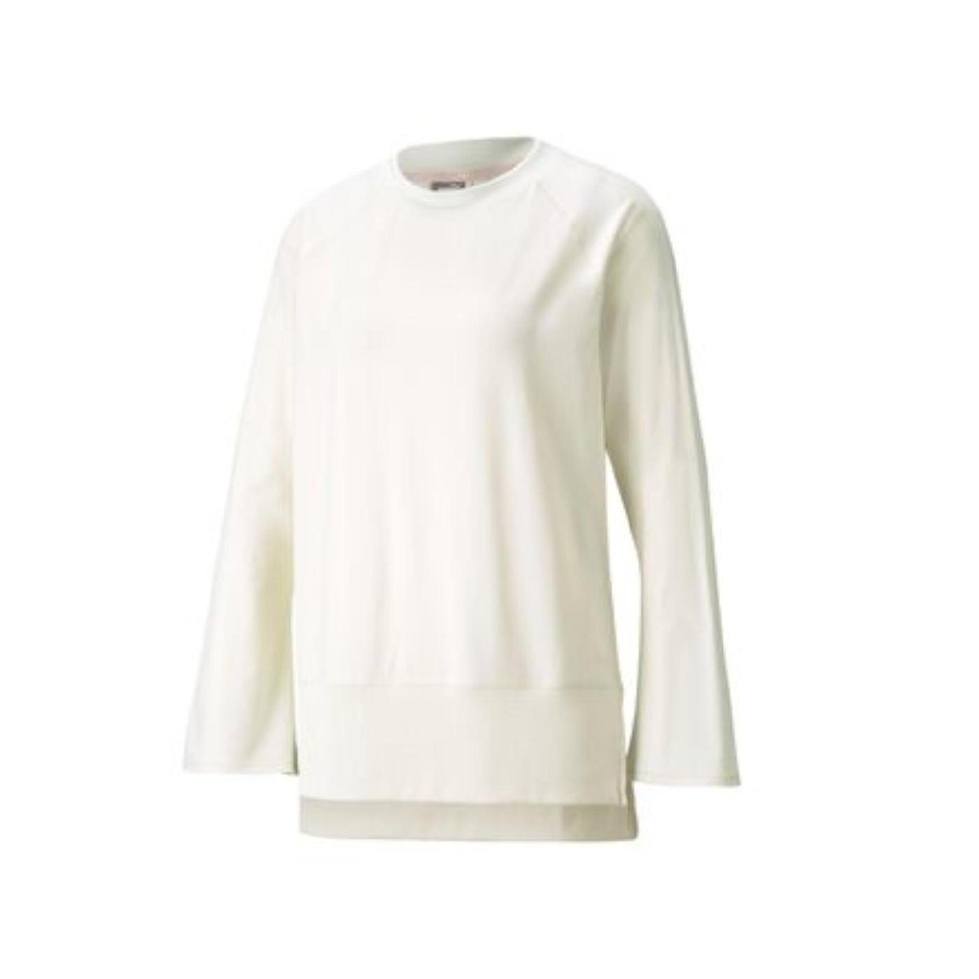 Puma - Maillot À Manches Longues Pour Femme Puma Yogini Beige - T-shirt Manches Longues - Beige|blanc - 40 M - Decathlon