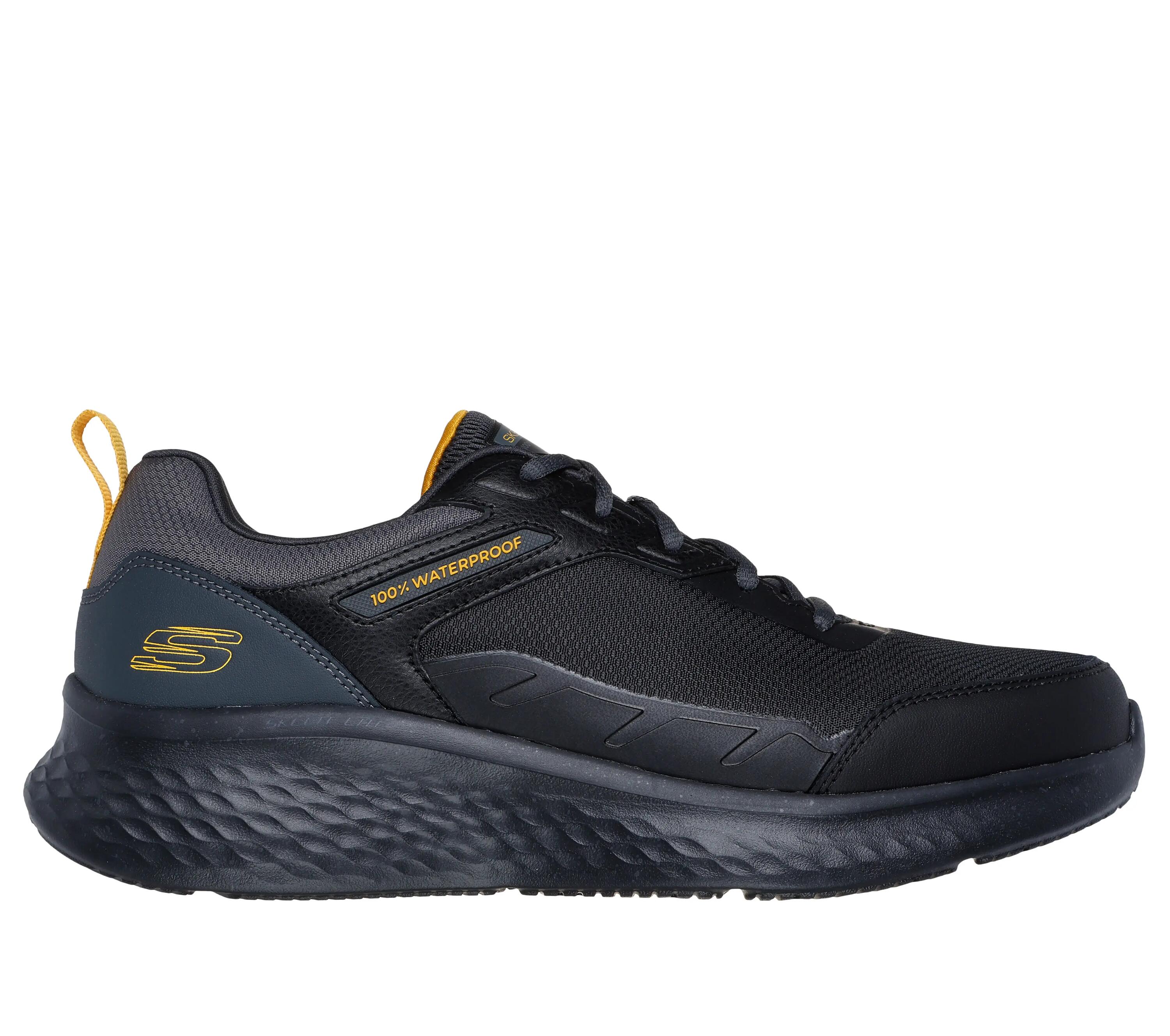 Herren SKECH-LITE PRO ANKKOR Sneaker Schwarz / Dunkelgrau / Gelb 5/5