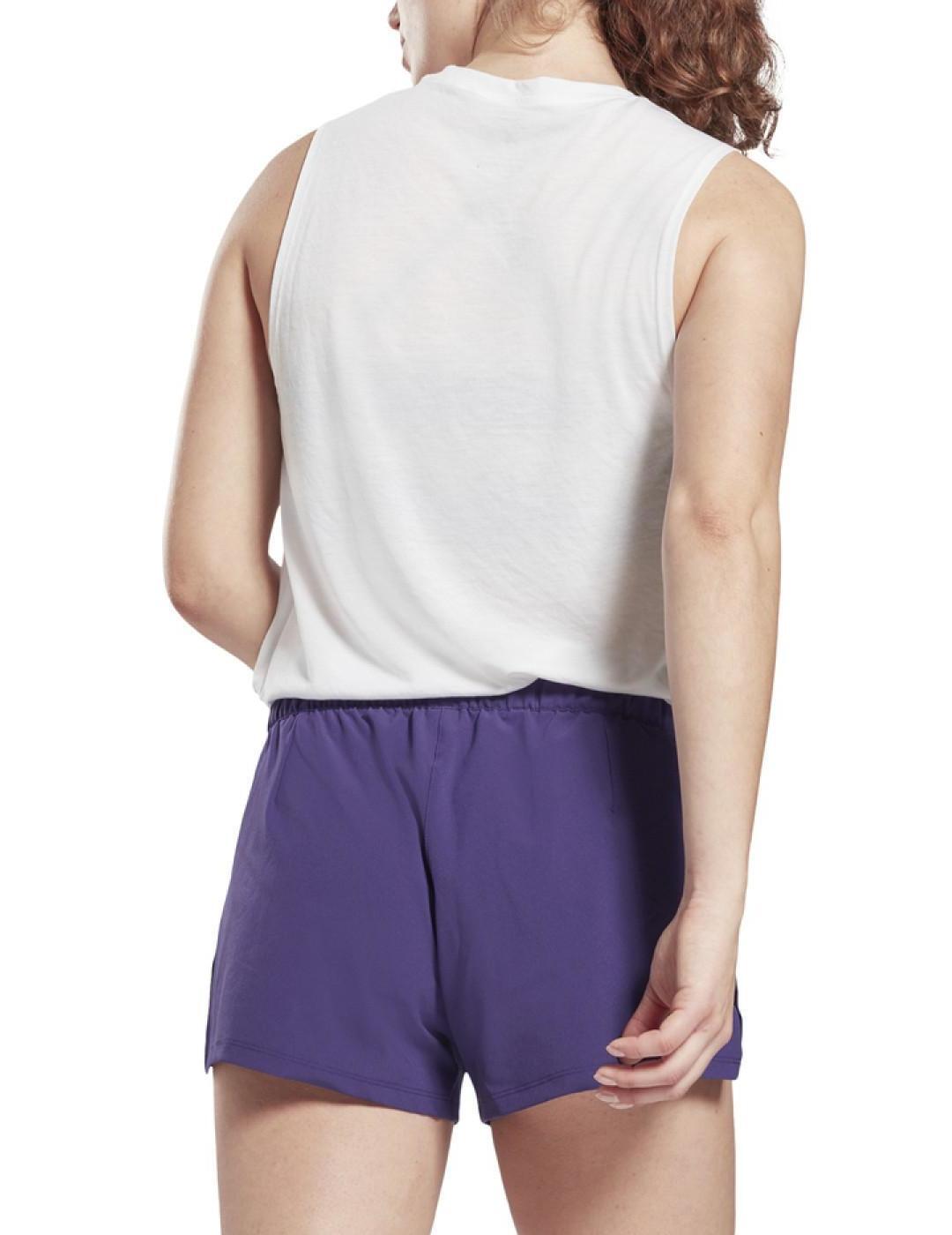 Camiseta sem mangas para Mulher Reebok Athelte Branco 2/5