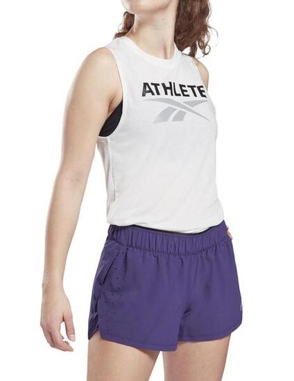 Débardeur pour femme Reebok Athelte Blanc