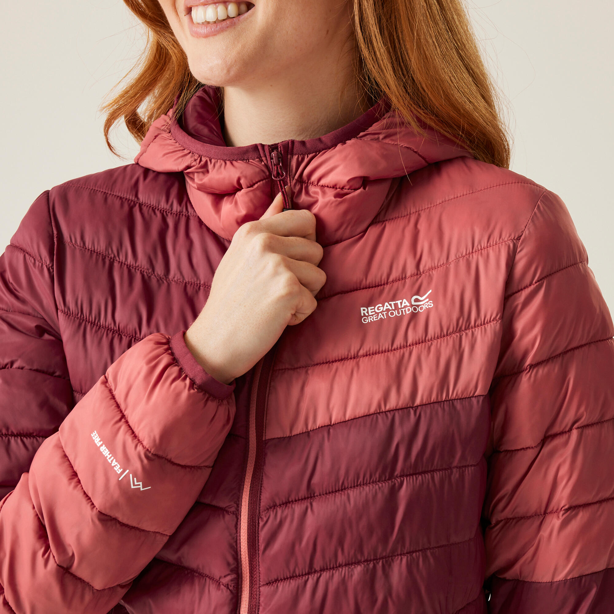 Hooded Hillpack II Womens Hiking Baffled Jacket 4/7