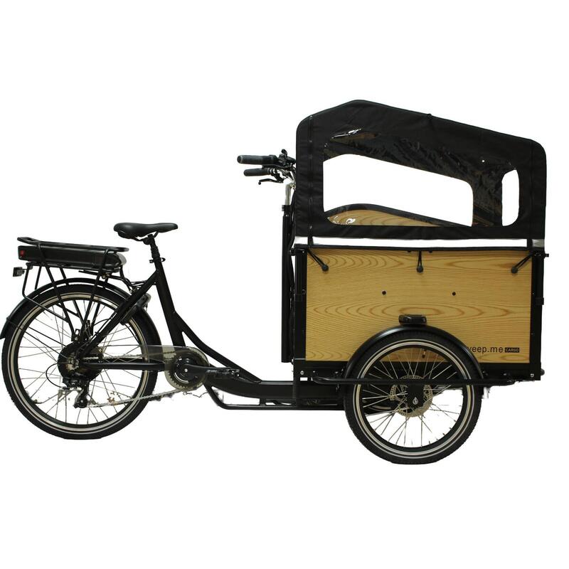 Vélo Cargo Triporteur électrique YEEP.ME eCargo Family Pack – Livré Monté, Réglé