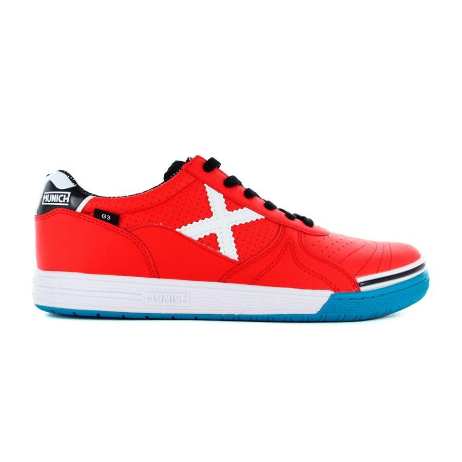 Scarpa da calcio indoor MUNICH G3 profit rosso 3/5