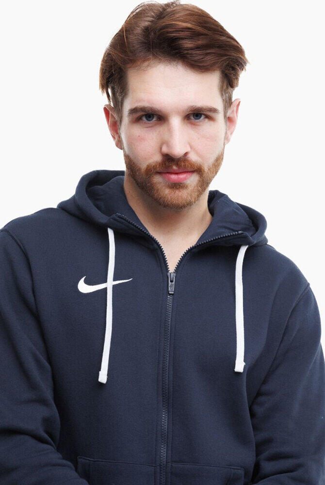 "Park 20" Hoodie mit durchgehendem Reißverschluss für Herren Dunkles Marineblau 3/4