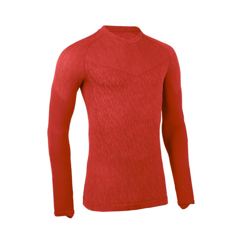 Kvc Wingene THERMOSHIRT MET LANGE MOUWEN VOOR volwassenen ROOD