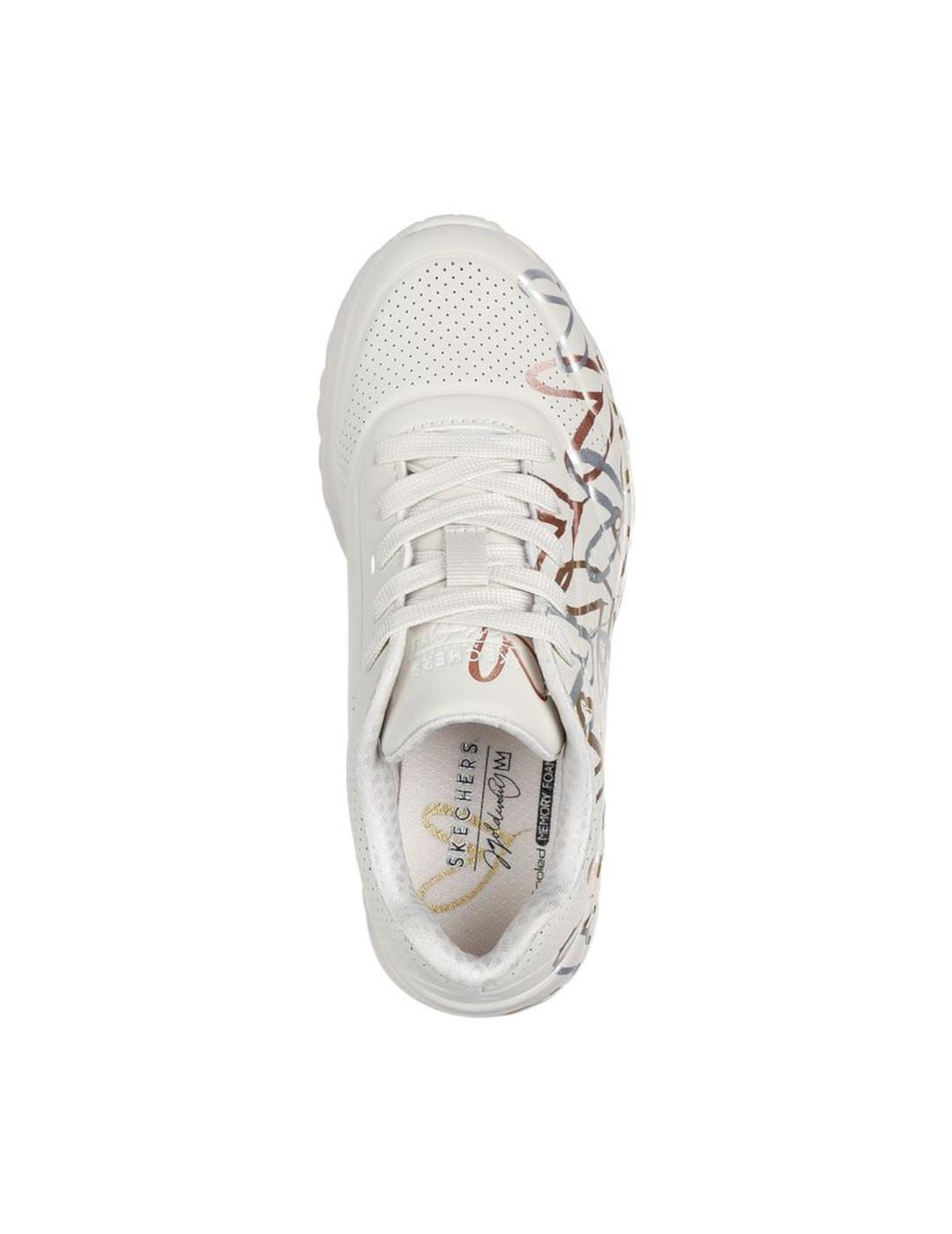 Chaussures pour enfant Skechers Uno lite metallic love Multicolore. 5/5