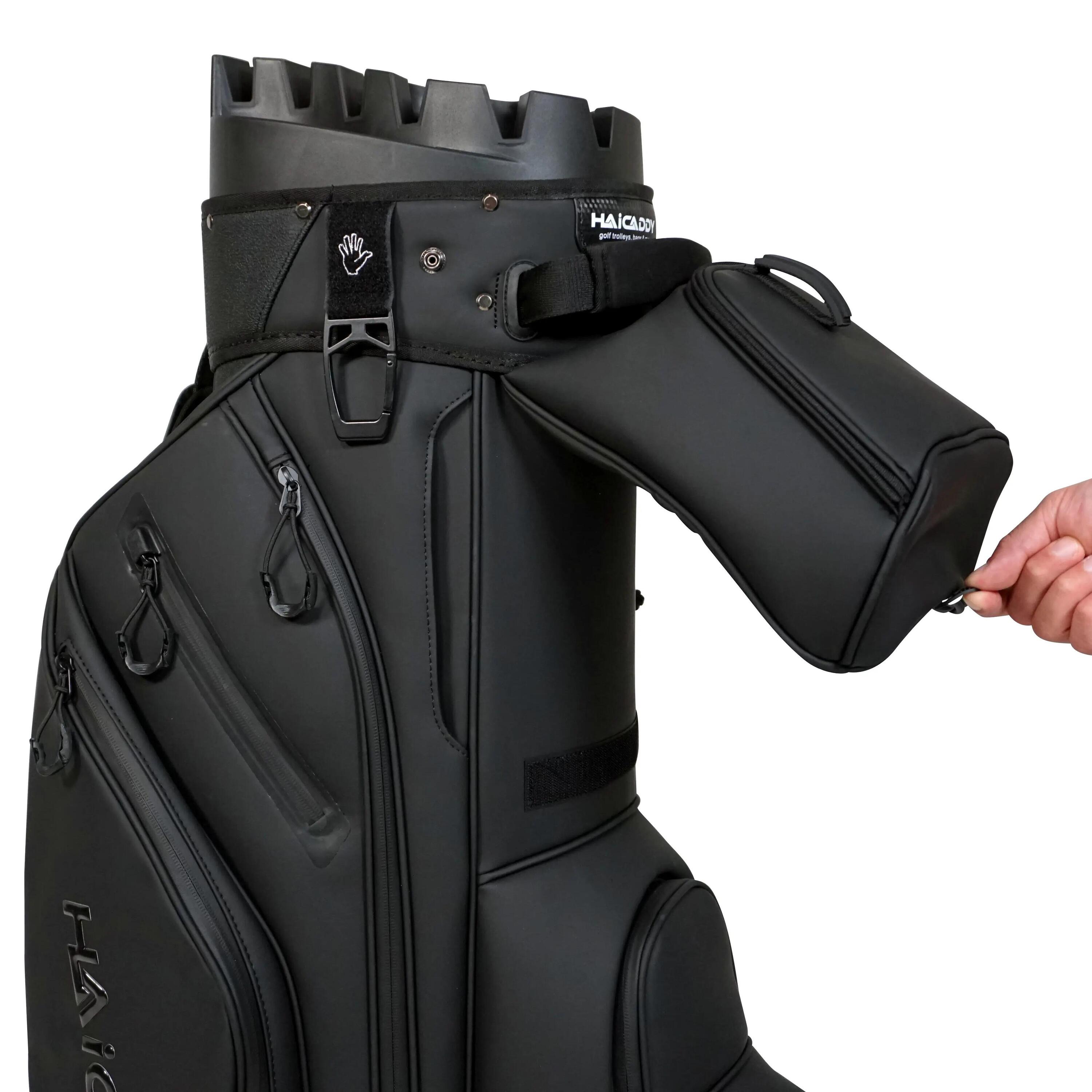 Haicaddy Deluxe Organiser, sacca da golf con tasca magnetica 5/7