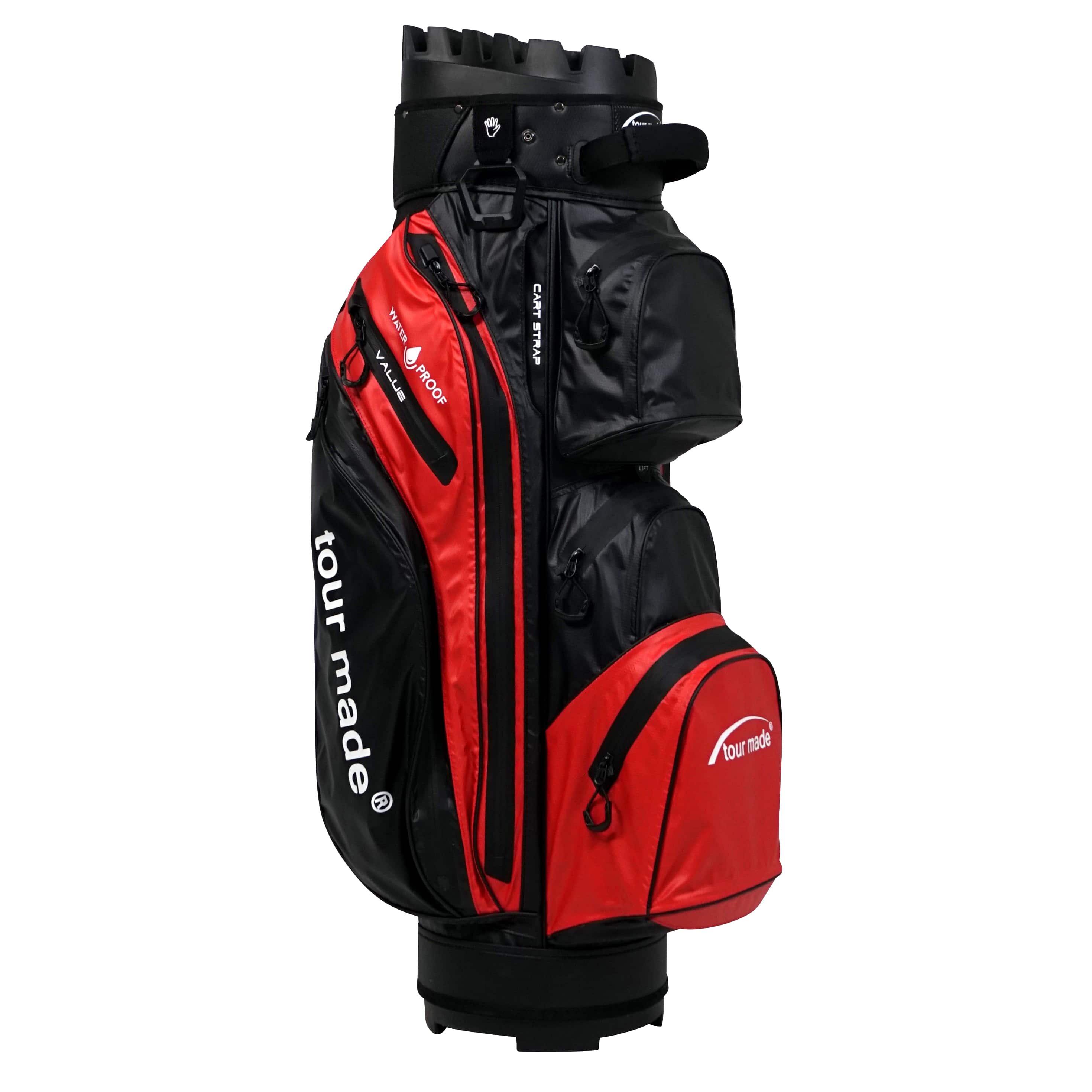 Tour Made - Tour Made Organizer Sac De Golf Imperméable - Sac De Golf - Noir|rouge - No Size - Decathlon