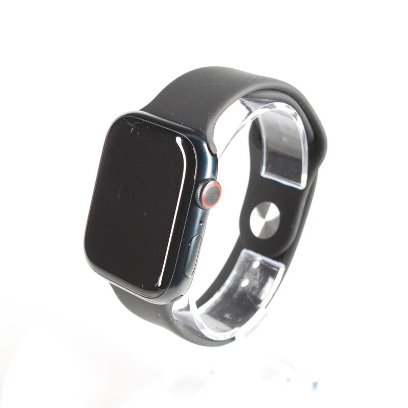 Refurbished - Apple Watch Series 7 45mm GPS+Cellular Alu Minuit/Sportband - Goed