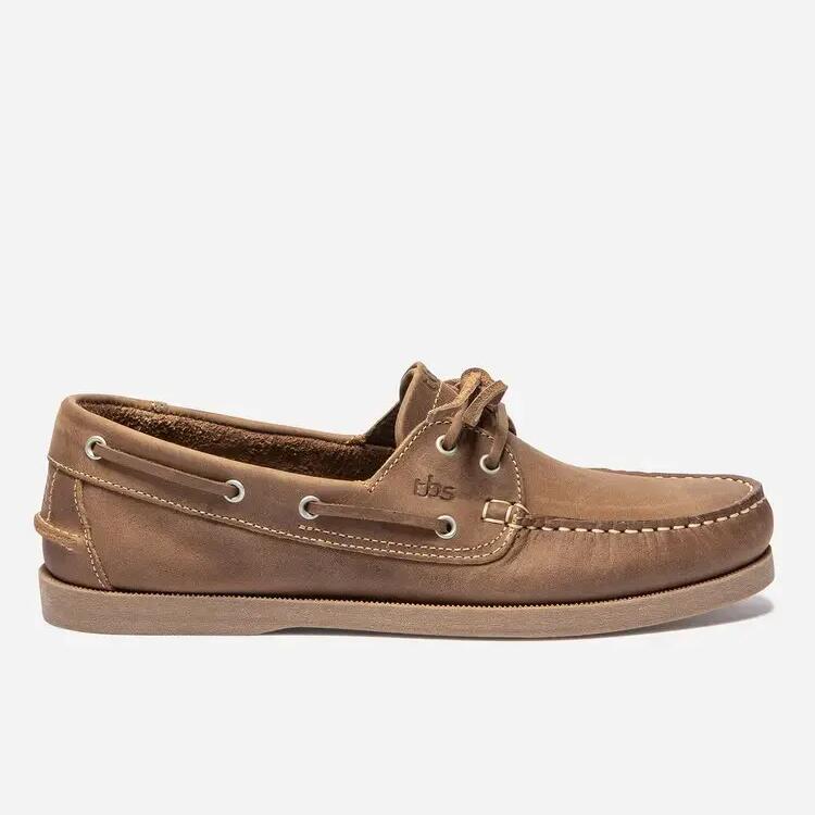 Phenis Men's Boat Shoe, Walnut Brown