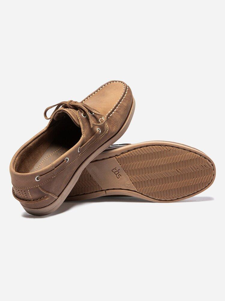 Chaussures bateau Homme - PHENIS Havane 4/5