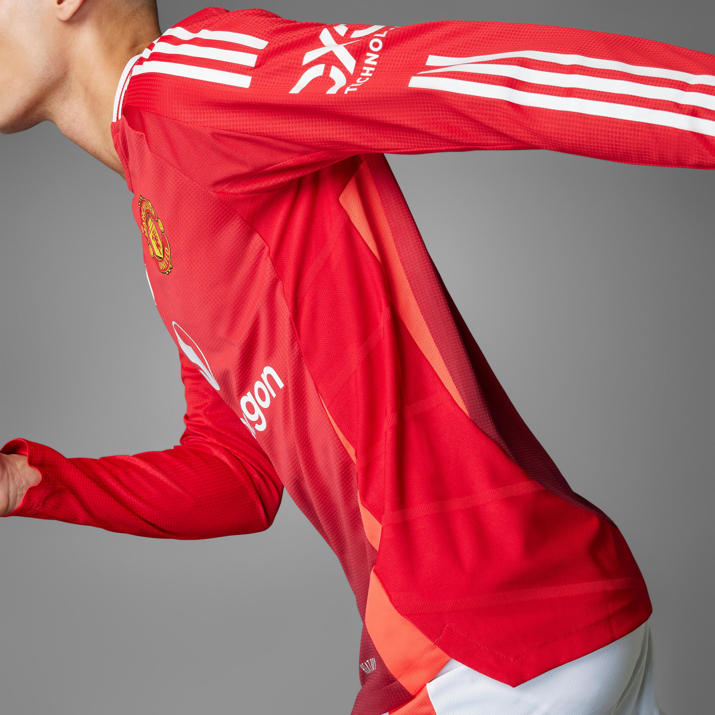 Second hand - Maglia Home Originale a maniche lunghe Manchester United 2024/25 5/7