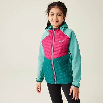 De kielder viii hybride. gewatteerde wandeljas voor kinderen