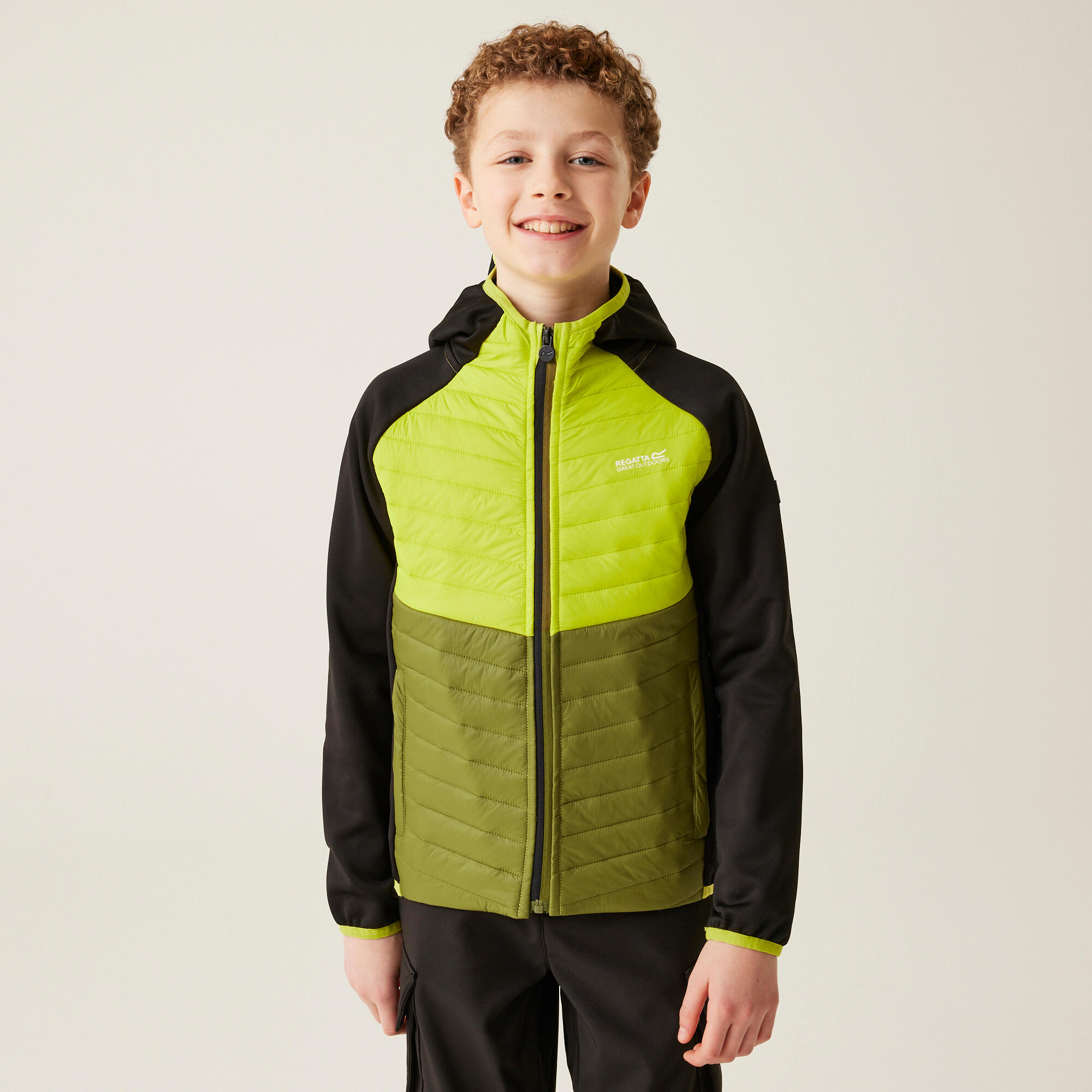 REGATTA Kielder Hybrid VIII Kids Water Repellent Baffled Jacket