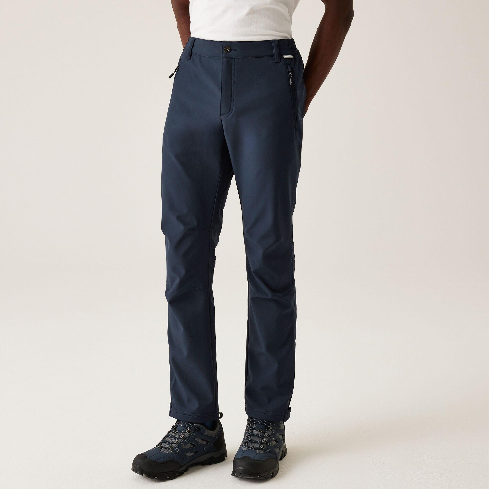 Regatta - Pantalon - Geo Softshell Ii Homme - Pantalons - Bleu - Decathlon