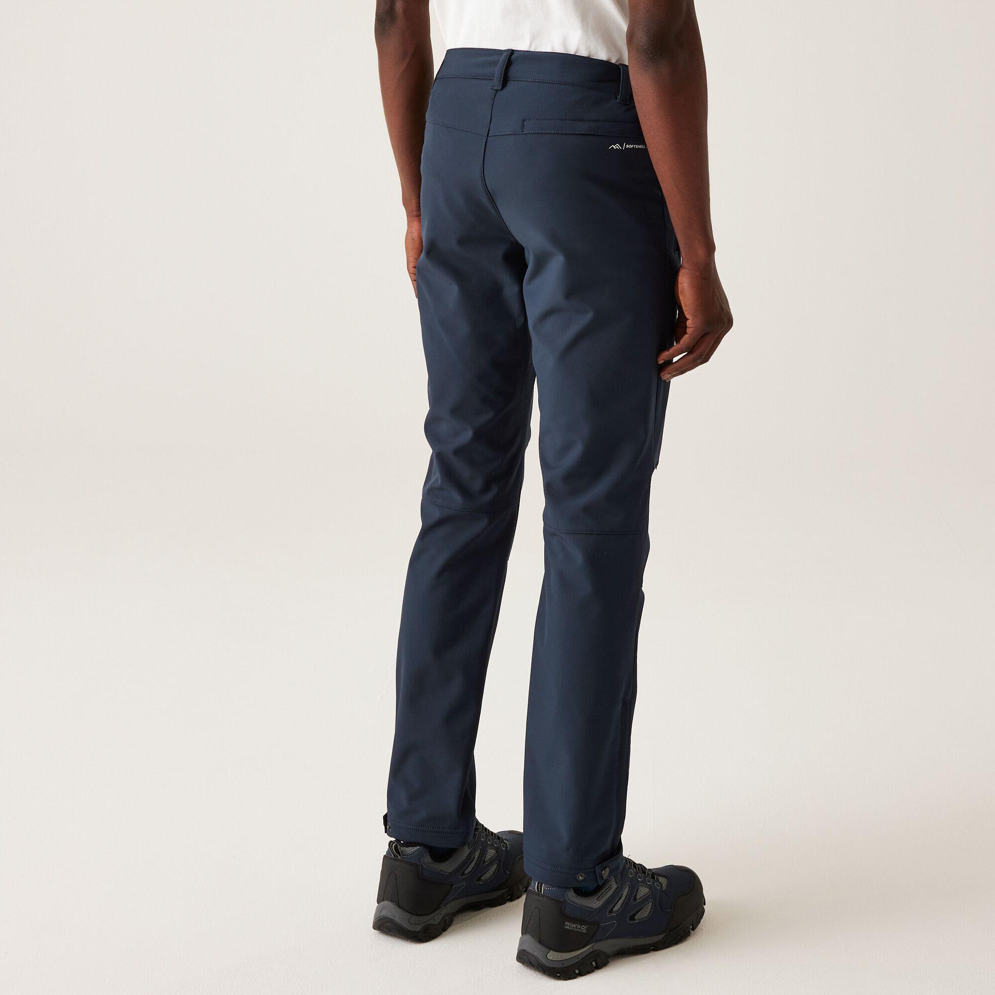 Pantalón senderismo hombre impermeables Regatta Geo Softshell II 2/7