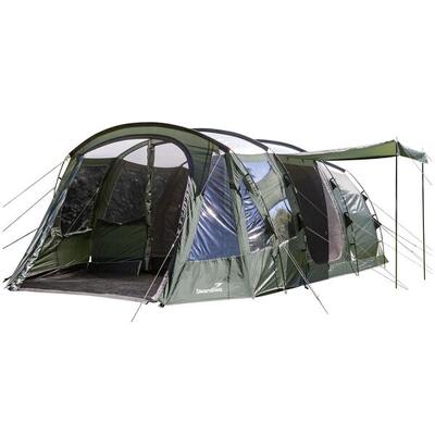 Tunneltent - canyon 4 protect - voor 4 personen - luifel - 3 ingangen