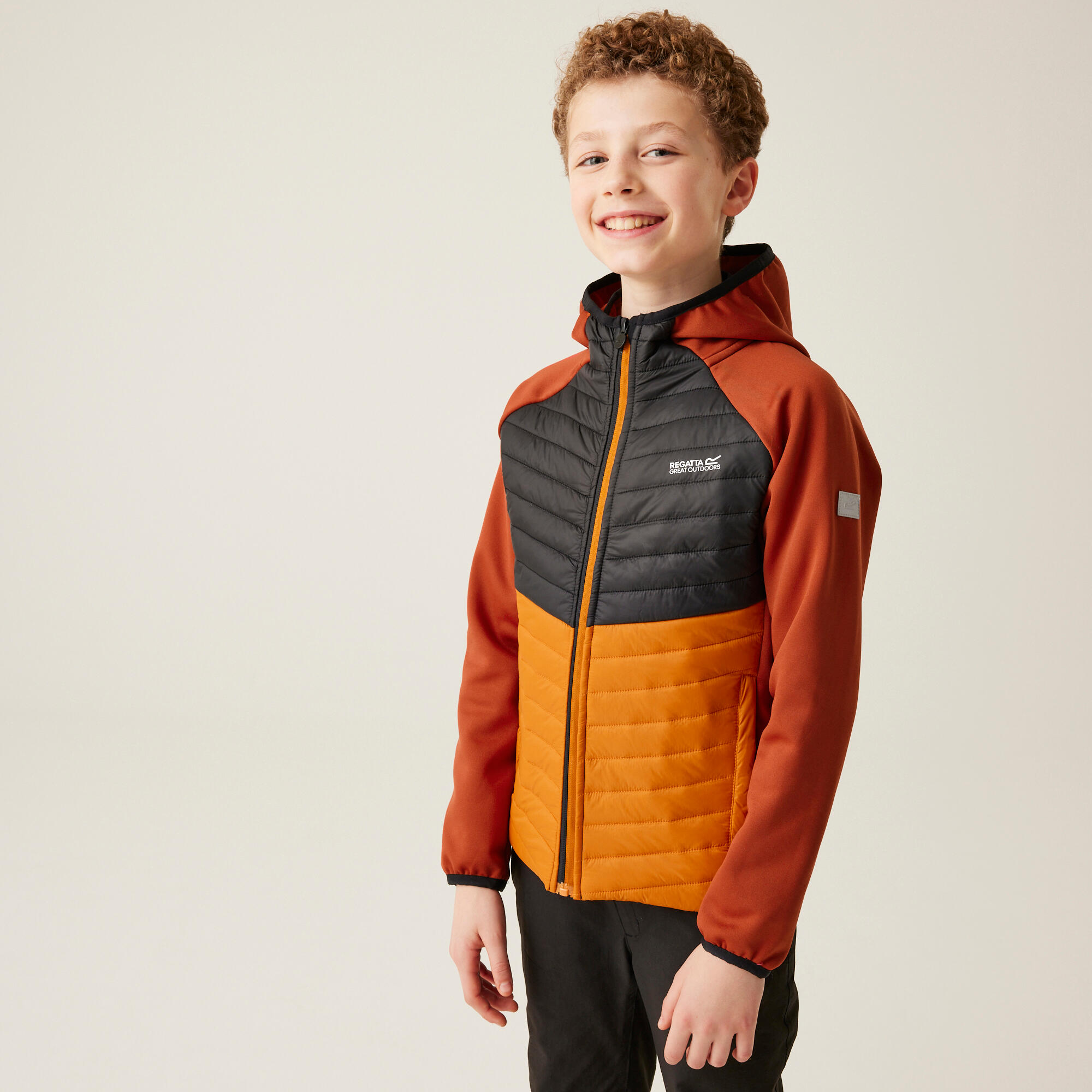 REGATTA Kielder Hybrid VIII Kids Water Repellent Baffled Jacket